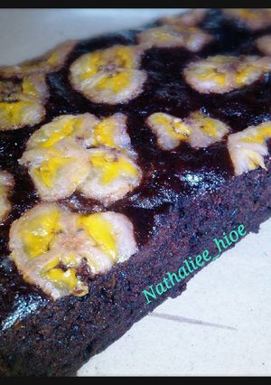 Foto resep Brownies pisang cokelat, bisa d kukus ato d panggang, legitt n nyoklat