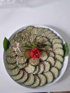 A picture of Cucumber salad.