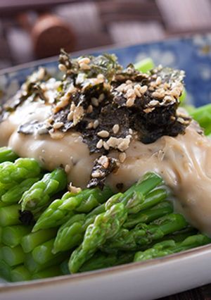 【元本山幸福廚房】涼拌蘆筍(素) 的食譜成品照片