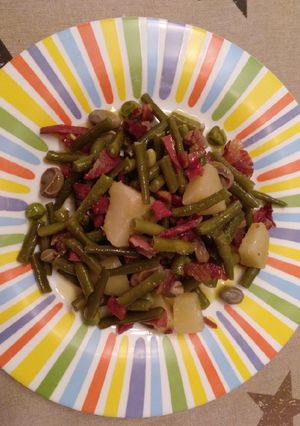 Foto principal de Judías verdes con patatas y jamón
