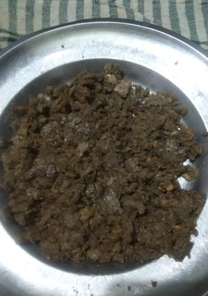 A picture of Baajre ka churmaa.