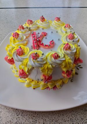 A picture of Butter scotch cake 🎂.