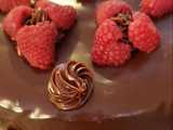 berry meringue cake