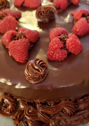 A picture of Rich Chocolate Mousse Cake.