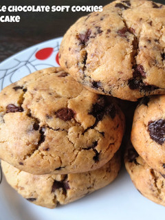 Foto resep Double chocolate soft cookies