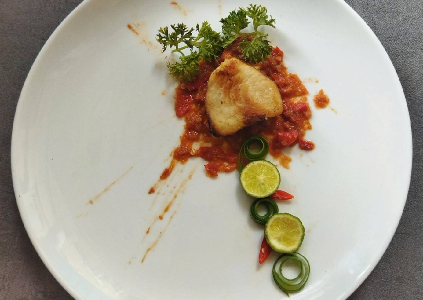 Sambal Ikan Pari Asap