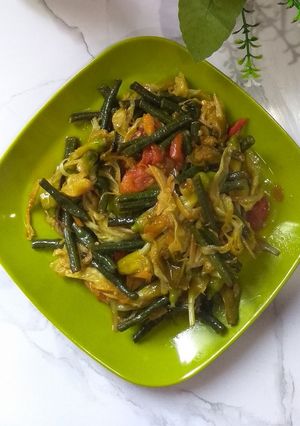 Foto resep Tumis Kembang Turi dan Kacang Panjang