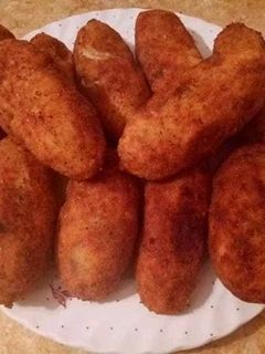 صورة لوصفة اصابع البطاطا وشوفلور محشية بالمرڨاز