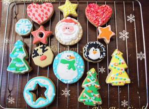 Hình của món Bánh Quy Đường Giáng Sinh Christmas Cookies.