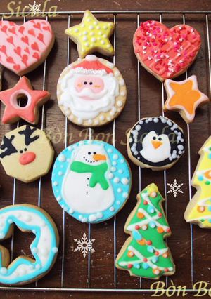 Hình của món Bánh Quy Đường Giáng Sinh Christmas Cookies.