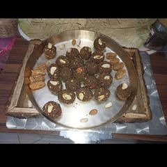 A picture of Fenugreek ladoo.