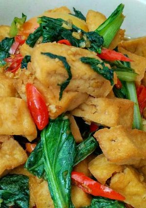 Foto resep Tumis tahu sawi saus tiram