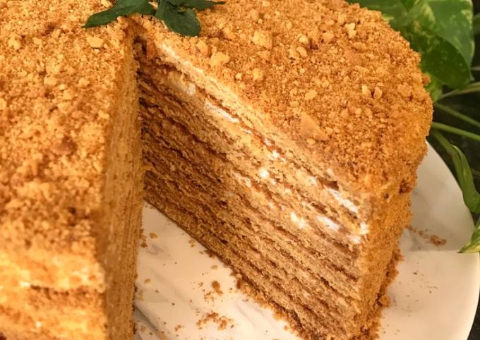 Медовый торт «Чудо» - рецепт с фото на Пошагово ру