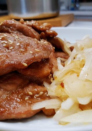 薑燒豬肉 的食譜成品照片