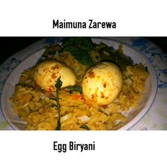A picture of Egg biryani.