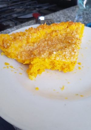 Una foto de Soufflé de choclo y zanahoria para los más peques