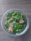 Ensalada de espinaca y tocineta