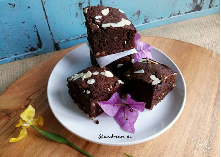 Brownies Panggang Putih Telur (Tanpa Pengembang)