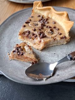 Une photo de Tarte bananes chocolat