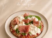 Una foto de pizza burrata