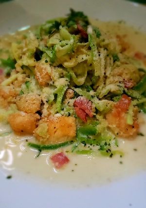 Foto resep Chicken Alfredo Zoodles/ Zuchinni Noodles (Keto friendly)