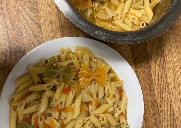 Simple Way to Make Speedy Tomato Mix Pasta