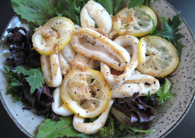 Stir-fried Squid & Lemon