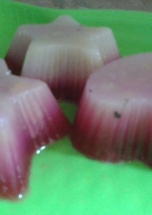 Foto resep Puding naga pisang