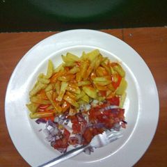 A picture of French fries(chips).
