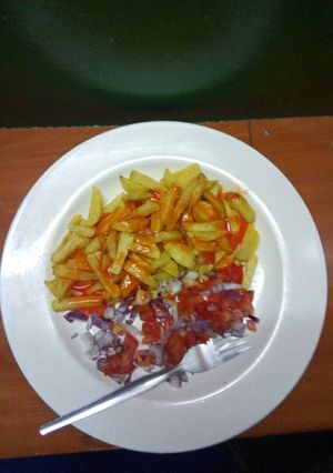 A picture of French fries(chips).