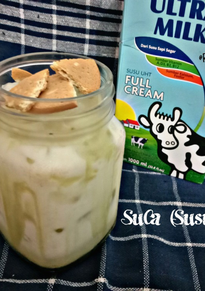 Foto resep Es SuCa (Susu Matcha)