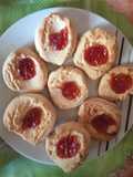 Ojitos, galletitas o el nombre que le den en su país, estos son de vainilla, limón y membrillo
