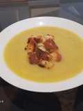 Sopa cremosa de batata