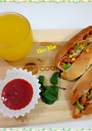 A picture of Chicken Tikka Burger.