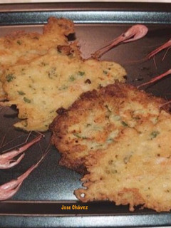 Una foto de Tortillitas de Camarones Canarios