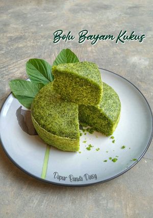 Foto resep Bolu Bayam Kukus ~ cemilan bergizi untuk anak GTM
