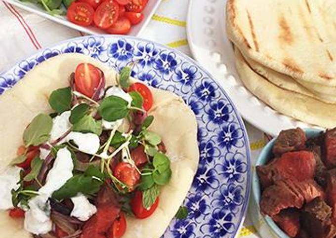 Fullblood Wagyu Beef Gyros with Tzatziki Sauce