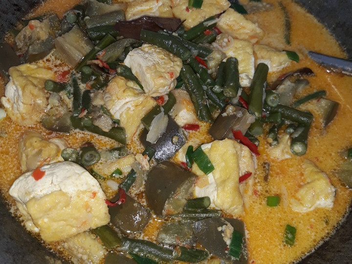 Resep Sayur lodeh santan (tahu, kacang panjang, terong) Anti Gagal