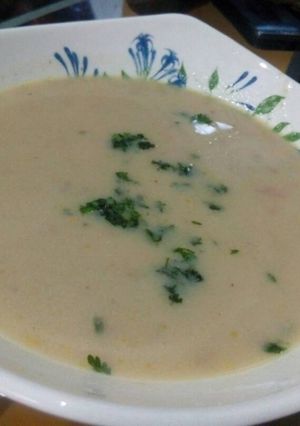 Una foto de Sopa de Guineo