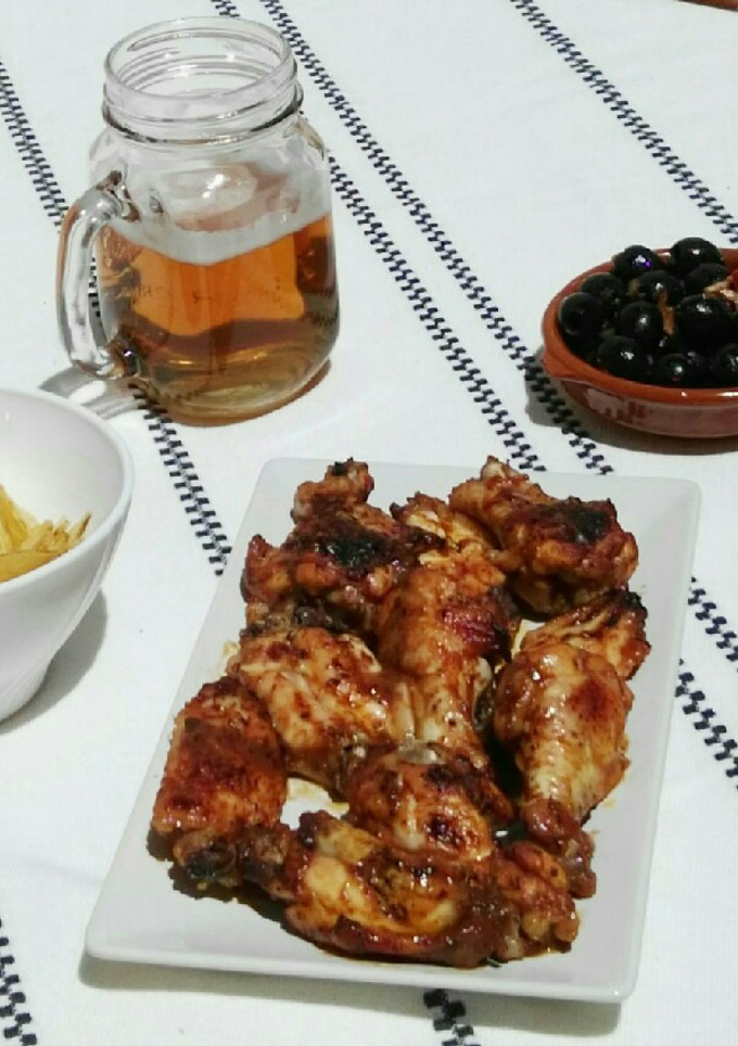 Una foto de Alitas al horno