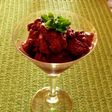 Sorbete de moras al cava