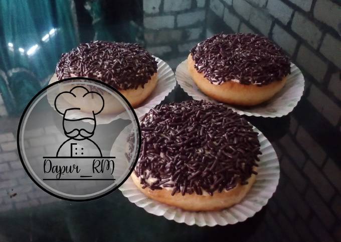 Donat lembut tanpa Kentang