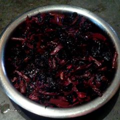 A picture of Red amarnath (laal saak).