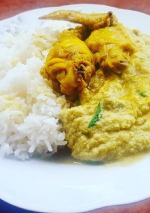 Una foto de Segundo de tarwi con pollo