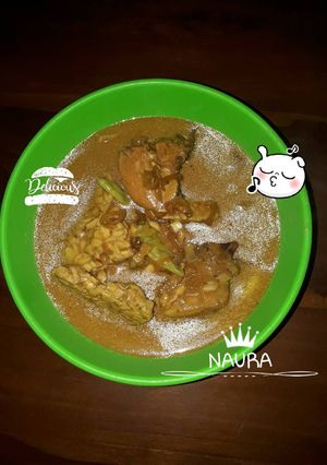 Foto resep Semur ayam tempe