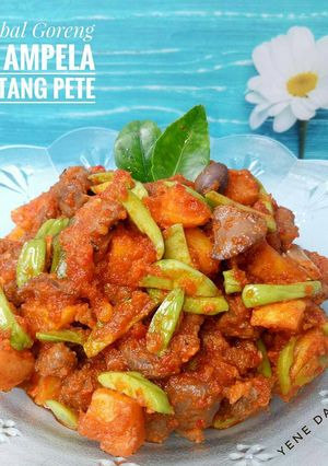 Foto resep Sambal Goreng Ati Ampela Kentang Pete #Dandelion