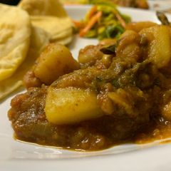 A picture of Butter Bean and Potato Curry.