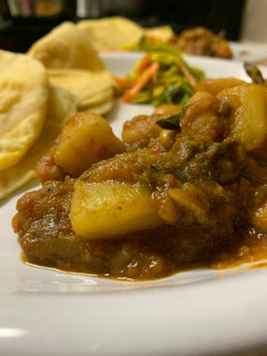 A picture of Butter Bean and Potato Curry.