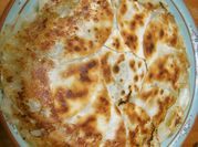 A picture of garlic cheese bread