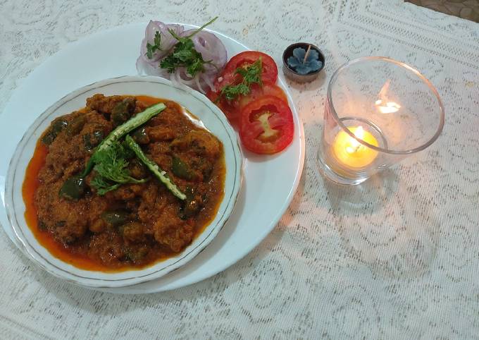 Chicken tikka karhai masala/ taste fully dish